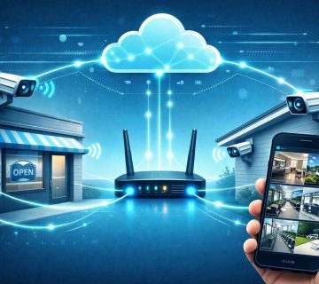 انتقال تصویر دوربین مدابسته روی گوشی